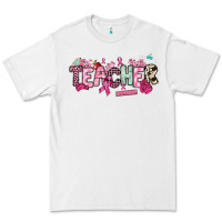 White cancer awareness teacher Premium Tee - NancyCooperArtShop