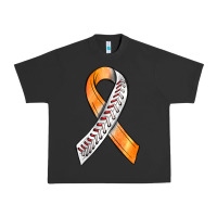 Pigment Black Kidney Cancer Ribbon Baseball Urban Heavy Tee - BundleAndBundleShop