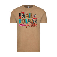 Vintage Coffee nail polish junkie bbs Vintage Tee - BundleAndBundleShop