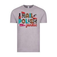Vintage Zinc nail polish junkie bbs Vintage Tee - BundleAndBundleShop