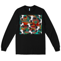 Black holstein cows with gemstone Long Sleeve Tee - BarkalooDesign