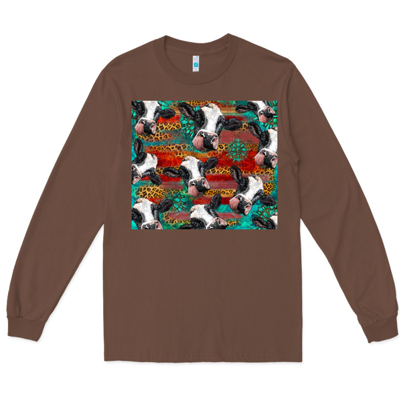 Holstein Cows With Gemstone Long Sleeve Tee by BarkalooDesign | Teevron