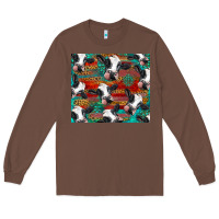 Chestnut holstein cows with gemstone Long Sleeve Tee - BarkalooDesign