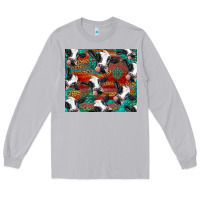 Moon Dust holstein cows with gemstone Long Sleeve Tee - BarkalooDesign