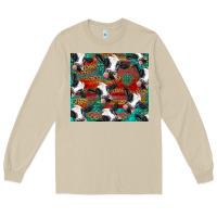 Mushroom holstein cows with gemstone Long Sleeve Tee - BarkalooDesign
