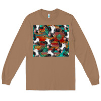 Toasted Coconut holstein cows with gemstone Long Sleeve Tee - BarkalooDesign