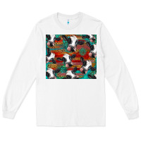 White holstein cows with gemstone Long Sleeve Tee - BarkalooDesign