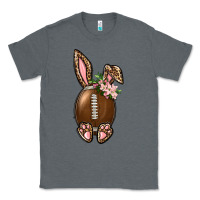 Charcoal Heather American Football Easter Bunny Classic Tee - BundleAndBundleShop