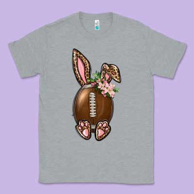 American Football Easter Bunny Classic Tee Designed By Bundleandbundleshop