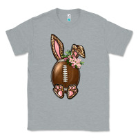 Heather Grey American Football Easter Bunny Classic Tee - BundleAndBundleShop
