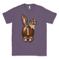 Lavender American Football Easter Bunny Classic Tee - BundleAndBundleShop