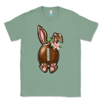 Sage American Football Easter Bunny Classic Tee - BundleAndBundleShop