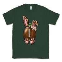 Sports Green American Football Easter Bunny Classic Tee - BundleAndBundleShop