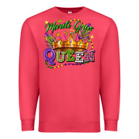 Cardinal mardi gras queen Premium Sweatshirt - FaDigitalArtStudio
