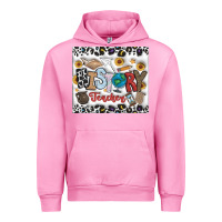 Fuchsia Pink Histtory Teacher Urban Hoodie - CowhideDigitalArt