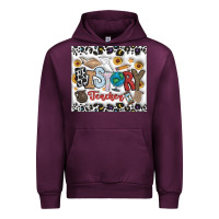 Mauve Wine Histtory Teacher Urban Hoodie - CowhideDigitalArt