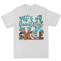 Dove Grey it’s a beautiful day to smile Premium Tee - JahusDesignShop