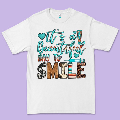 It’s A Beautiful Day To Smile Premium Tee Designed By Jahusdesignshop