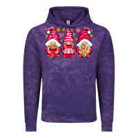 Cloud Purple Pink Christmas gnomes Vintage Hoodie - NancyCooperArtShop