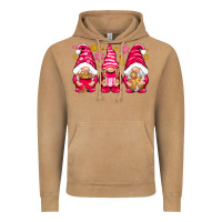 Vintage Camel Pink Christmas gnomes Vintage Hoodie - NancyCooperArtShop