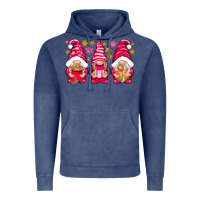 Pink Christmas Gnomes Vintage Hoodie | Teevron