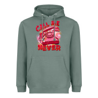 Sage Call me never Heavyweight Hoodie - FaDigitalArtStudio