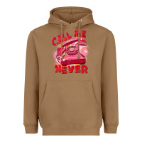 Toasted Coconut Call me never Heavyweight Hoodie - FaDigitalArtStudio