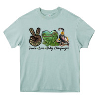 Arona Leopard Peace Love Baby Chimpanzee Heavy Core Tee - LillyAllenDesigns