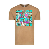 Vintage Camel love nail and polish with leopard seamless pattern bbs Vintage Tee - BundleAndBundleShop