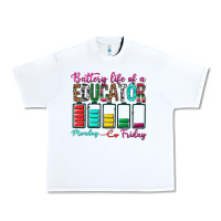 Battery Life Of A Educator Urban Heavy Tee | Teevron