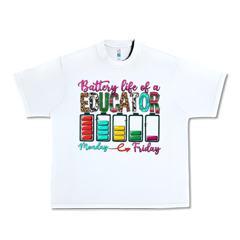 Battery Life Of A Educator Urban Heavy Tee by BundleAndBundleShop | Teevron