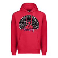 Cardinal racing checkered rainbow Premium Hoodie - JahusDesignShop