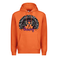 Carrot racing checkered rainbow Premium Hoodie - JahusDesignShop