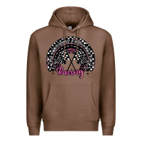 Chestnut racing checkered rainbow Premium Hoodie - JahusDesignShop