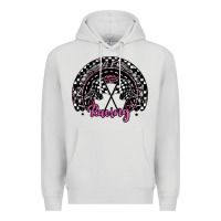 Dove Grey racing checkered rainbow Premium Hoodie - JahusDesignShop