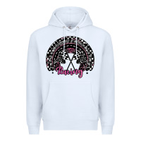 White racing checkered rainbow Premium Hoodie - JahusDesignShop