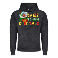 Vintage Black Small town Christmas Vintage Hoodie - NancyCooperArtShop
