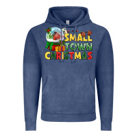 Vintage Denim Small town Christmas Vintage Hoodie - NancyCooperArtShop