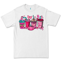 White cancer coffee cups Premium Tee - NancyCooperArtShop