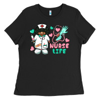 Nurse Life Afro American Nurse Ladies Tee | Teevron