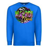True Royal mardi gras lightning Premium Sweatshirt - FaDigitalArtStudio