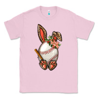 Bubblegum Pink Baseball Easter Bunny Classic Tee - BundleAndBundleShop
