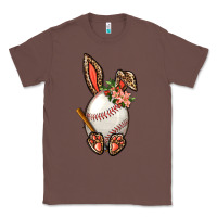 Chestnut Baseball Easter Bunny Classic Tee - BundleAndBundleShop