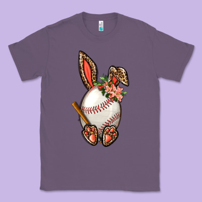 Baseball Easter Bunny Classic Tee Designed By Bundleandbundleshop