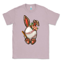 Lilac Baseball Easter Bunny Classic Tee - BundleAndBundleShop