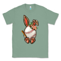 Sage Baseball Easter Bunny Classic Tee - BundleAndBundleShop