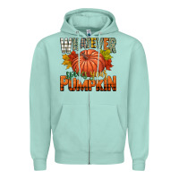 Seafoam whatever spices your pumpkin Zipper Hoodie - CowGirlArtShop