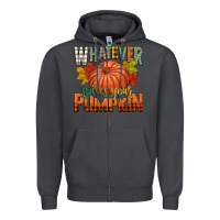Smoke whatever spices your pumpkin Zipper Hoodie - CowGirlArtShop