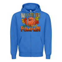 True Royal whatever spices your pumpkin Zipper Hoodie - CowGirlArtShop