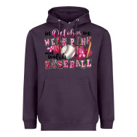 Plum In October We Wear Pink And Watch Baseball Heavyweight Hoodie - FaDigitalArtStudio